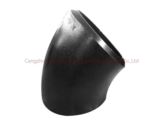 ANSI ASME B16.9 Butt Weld Steel Pipe Fittings SR 45 90 Derajat LR Elbow