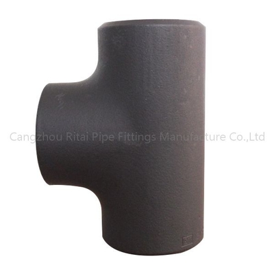 DN 200 DN600 Equal Tee Pipe Fitting Mild Steel Buttweld 2 &quot;- 8&quot; Sch40 Welded