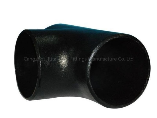 SS400 Tee Fitting Pipa Lurus ASTM A234 WPB Carbon Steel MS Equal EN10253