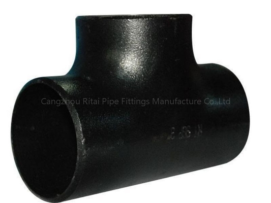 DN 200 DN600 Equal Tee Pipe Fitting Mild Steel Buttweld 2 &quot;- 8&quot; Sch40 Welded