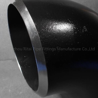 DN20 Butt Weld Pipe Fitting Elbows 90 Derajat ASTM A234 Karbon Mulus