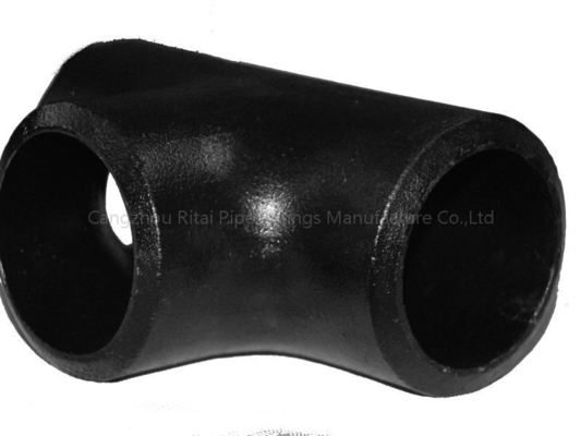 DN15 Mengurangi Pipa Fitting Tee Butt Weld JIS SS400 STD Carbon Steel MS A234WPB