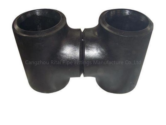 DN15 Mengurangi Pipa Fitting Tee Butt Weld JIS SS400 STD Carbon Steel MS A234WPB