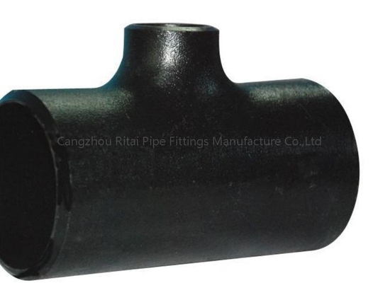Mengurangi Tee Pemasangan Pipa A420 WPL6 SCH 40 SCH10 1/2 &quot;Baja Karbon