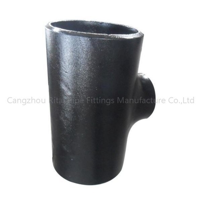 SGP DN1000 Black Pipe Reducing Tee, Carbon Steel SCH 10 Butt Weld Equal Tee