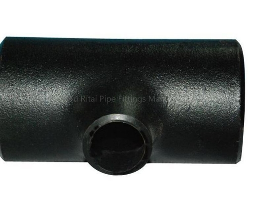 SGP DN1000 Black Pipe Reducing Tee, Carbon Steel SCH 10 Butt Weld Equal Tee
