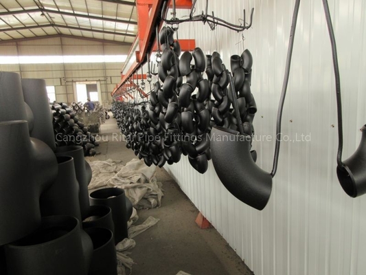 SCH 60 SCH160 XXS SCH160 Jadwal Fitting Pipa Mulus 40 90 Derajat Butt Weld 6 Inches
