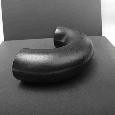 ASME B16.9 Jadwal 40 Fitting Pipa Hitam A234 Radius Panjang 180 Derajat Siku