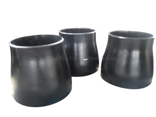 Hitam ANSI Sch 10 Carbon Steel Weld Fittings SMLS Ecc Butt Weld Concentric Reducer