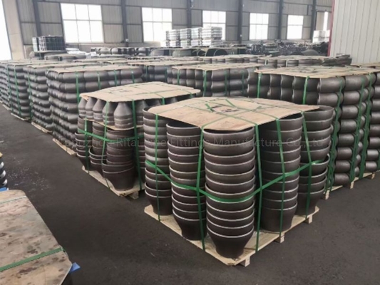 Hitam ANSI Sch 10 Carbon Steel Weld Fittings SMLS Ecc Butt Weld Concentric Reducer