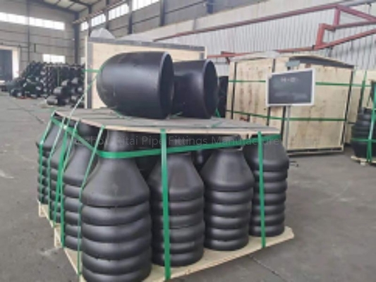 SCH 80 SCH 160 Pipe Fitting Reducer Buttweld Baja Karbon Ukuran Besar Konsentris