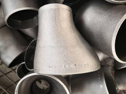 12 X 6 6 X 2 Pengelasan Butt Peredam Konsentris ASME B16.9 Siku Baja Mulus