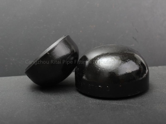 ANSI ASME B16.9 1 Inch Pipe End Caps WPL6, BW SGP Black Steel Pipe Fittings