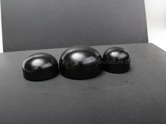 Tutup Ujung Pipa Bulat Baja Sch 160 Dilas P235GH DN15 DN200 A234 WPB