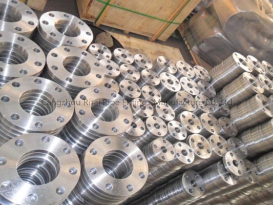 ASTM ANSI B16.5 Flensa Baja Tempa WN SO THD, 300 # Flange Sambungan Baja Karbon