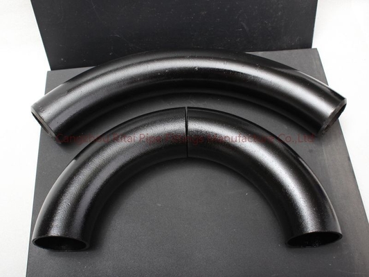 Disesuaikan Long Radius Bend 9.53mm 12.7mm 90 Derajat 1.5D Weld Bend Fittings Mulus