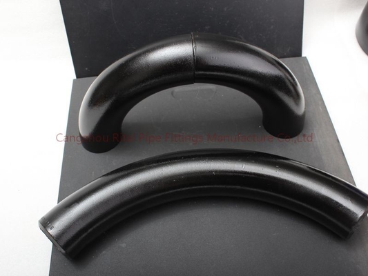 Black 3D 10D Seamless 5D Pipe Bends WPB 90 Derajat Pipa Baja Siku