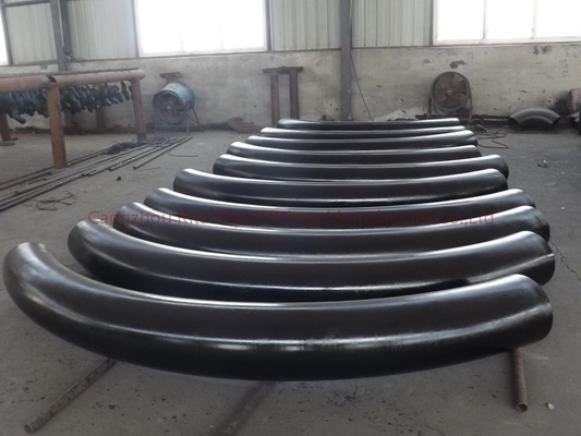 MSS Dn1200 3D Pipe Bends Long Radius 90 Derajat Carbon Butt Welding