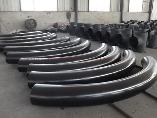 Sch 40 5D Pipe Bends LR API 5L Gr. B Seamless BW Stainless Steel 90 Derajat Siku