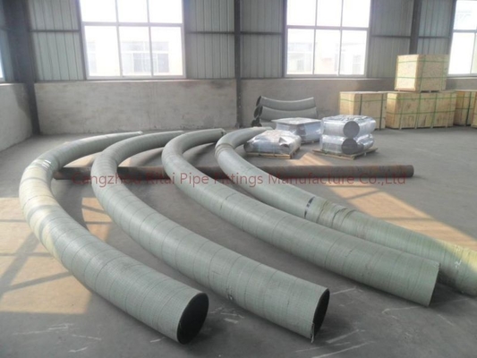 A420 WPL6 3D Pipa Menekuk Baja Karbon 180 30 45 60 90 Derajat Butt Welded Carbon