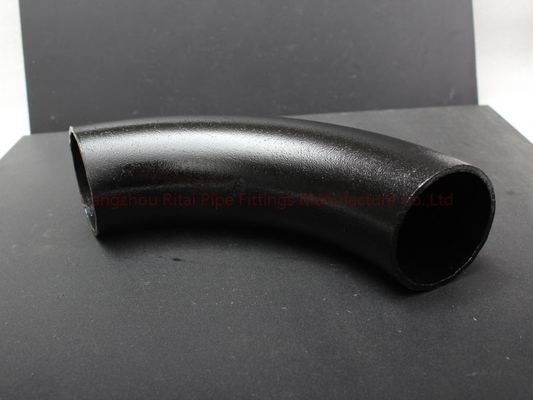 A53Gr.B LR 3D Pipe Bends 22,5 45 90 120 derajat hitam untuk Minyak Bumi