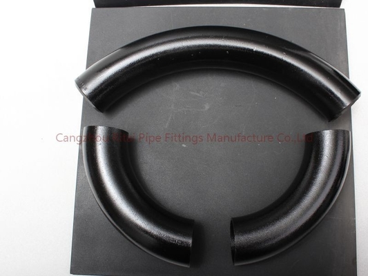 A420 WPL6 3D Pipa Menekuk Baja Karbon 180 30 45 60 90 Derajat Butt Welded Carbon