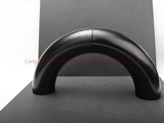 A53Gr.B LR 3D Pipe Bends 22,5 45 90 120 derajat hitam untuk Minyak Bumi