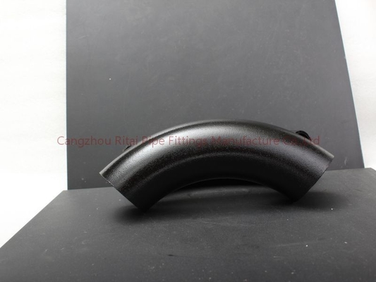 A53Gr.B LR 3D Pipe Bends 22,5 45 90 120 derajat hitam untuk Minyak Bumi