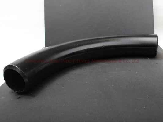 A420 WPL6 3D Pipa Menekuk Baja Karbon 180 30 45 60 90 Derajat Butt Welded Carbon