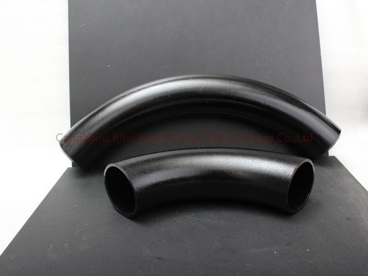 A53Gr.B LR 3D Pipe Bends 22,5 45 90 120 derajat hitam untuk Minyak Bumi