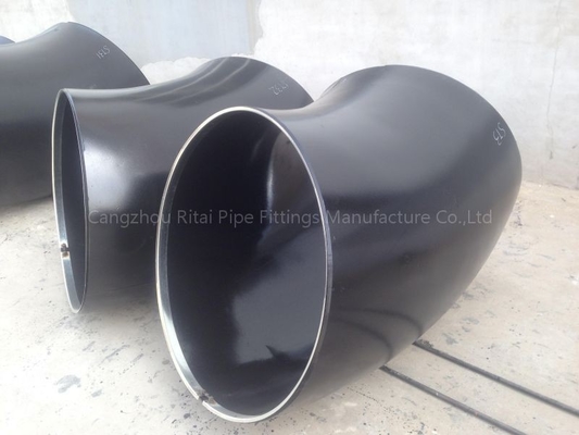 A234 WPB Pipa Besar Siku Sch 160 45 Derajat Panjang Radius Bend CS untuk Gas Knalpot