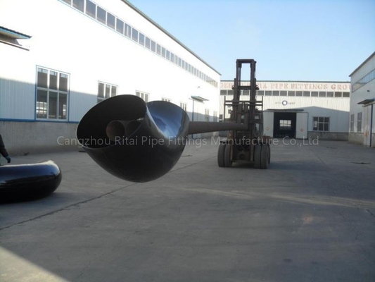 MSS SP44 Black Steel Welded Elbow JIS B2220 XXS Fitting Pipa Diameter Besar 48'' STD