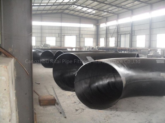 ASME B16.9 ERW Pipa Besar Siku Baja Karbon 90 Derajat Radius Panjang Tikungan