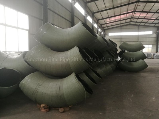 ASTM 180 Derajat Steel Butt Welding Elbow Short Radius Sch 100 Carbon Steel 100% RT