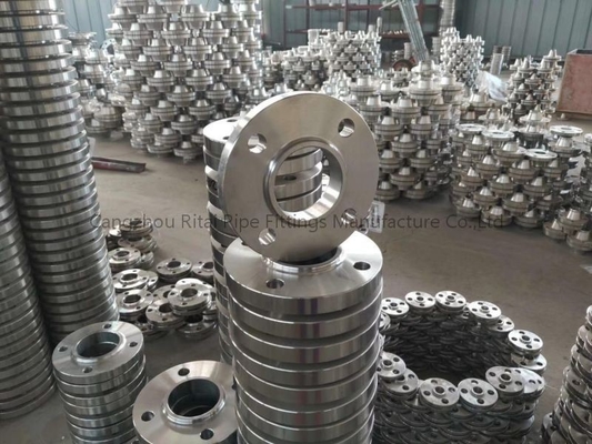 AMSE ANSI B16.5 Baja Slip Pada Flange CS 10K JIS DIN EN1092 BS Ditempa