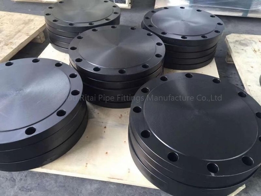 300 # 600 # A105N Ringan Belakang Flange Buta Baja Ringan, Flange Pelat Baja Karbon FF