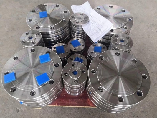 300 # 600 # A105N Ringan Belakang Flange Buta Baja Ringan, Flange Pelat Baja Karbon FF