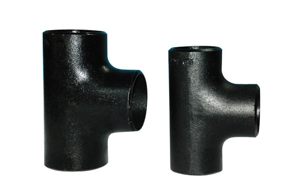 SCH 40 Equal Pipe Fitting Tee Carbon Steel P235GH ASTM A234 WPB Lurus