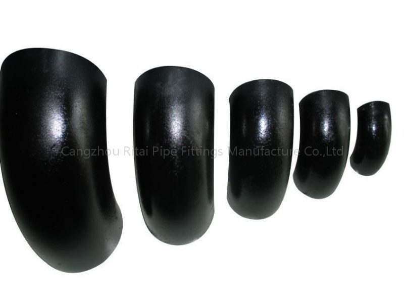 Sch 40 90 Derajat Baja Karbon Ditempa Siku Mulus ERW 1/4 - 48&quot;