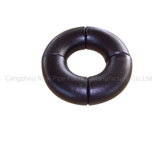 Tekuk Pipa ANSI B16.28 B16.25 B16.9 Pemasangan Pipa Baja Karbon Siku Hitam 1.5D 1D