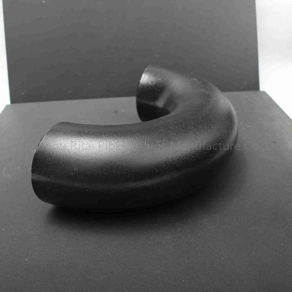 ASME B16.9 Jadwal 40 Fitting Pipa Hitam A234 Radius Panjang 180 Derajat Siku