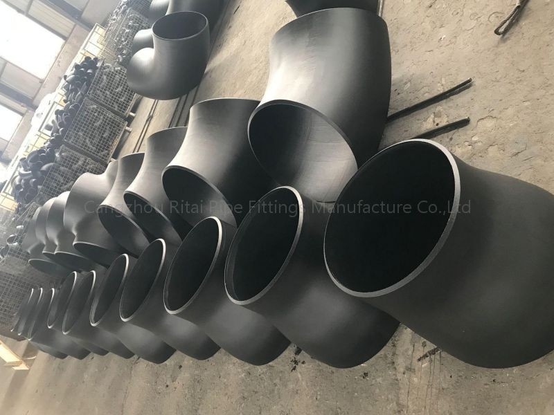 SCH 80 SCH 160 Pipe Fitting Reducer Buttweld Baja Karbon Ukuran Besar Konsentris