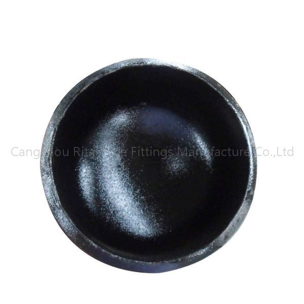 ANSI ASME B16.9 1 Inch Pipe End Caps WPL6, BW SGP Black Steel Pipe Fittings