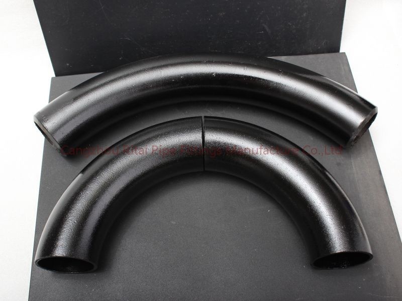 MS Carbon Steel 5D Pipe Bends 1.5D 2D 3D 4 Jadwalkan 40 90 Derajat Siku untuk Minyak Bumi