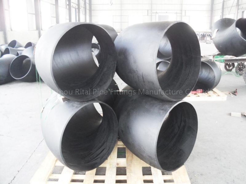 Disesuaikan JIS Pipa Tekanan Tinggi Fitting Baja Siku GB XS Diameter Besar Kekuatan Tinggi